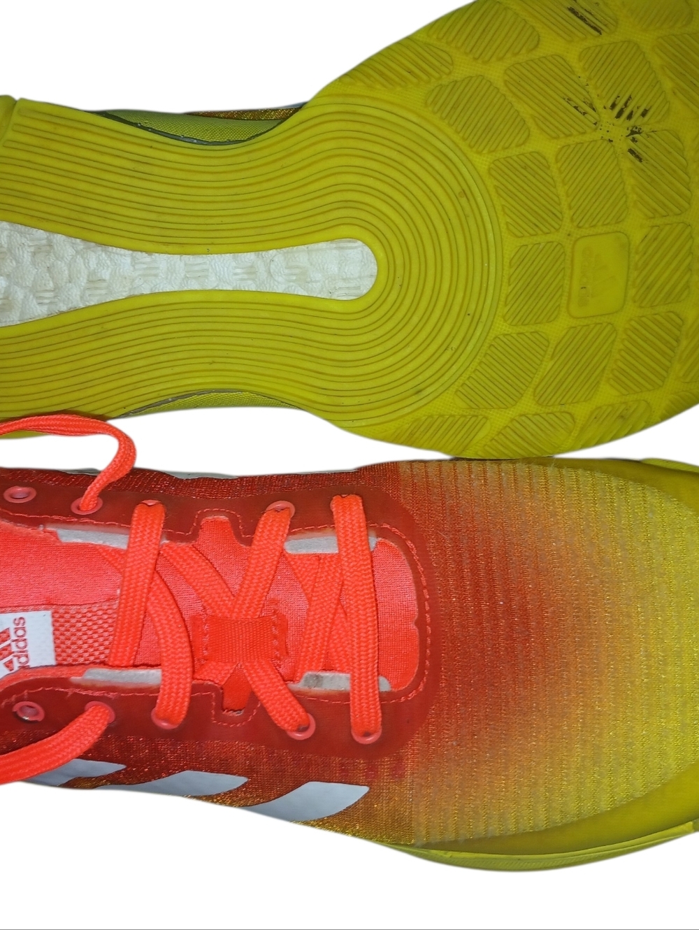 Adidas Crazy Flight Volleyball Shoes Yellow Orange H04940 Women's  SIZE 7 Ship - Picture 4 of 5
